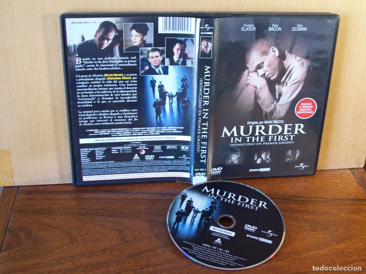 Cine: MURDER IN THE FIRST (HOMICIDIO EN PRIMER GRADO - CHRISTIAN SLATER - KEVIN BACON -GARY OLDMAN - DVD