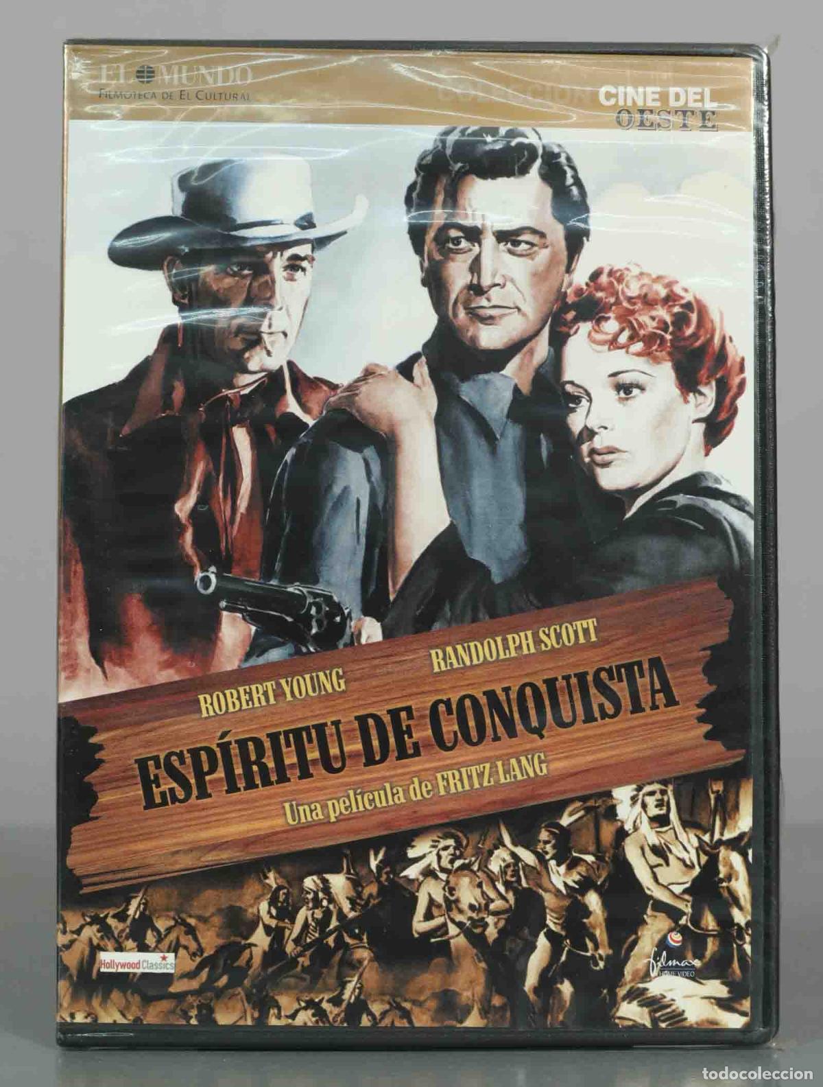 Cine: DVD. Esp&iacute;ritu de conquista - Fritz Lang, Randolph Scott, Robert Young, Dean Jagger PRECINTADO
