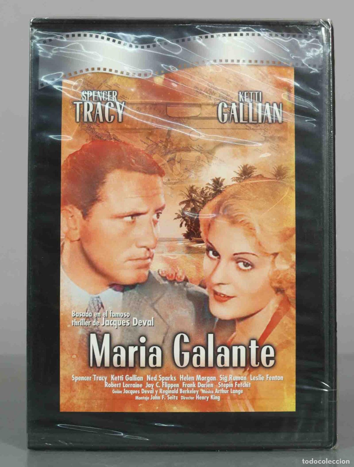 Cine: DVD. Mar&iacute;a Galante - Spencer Tracy, Ketti Gallian - Henry King PRECINTADO