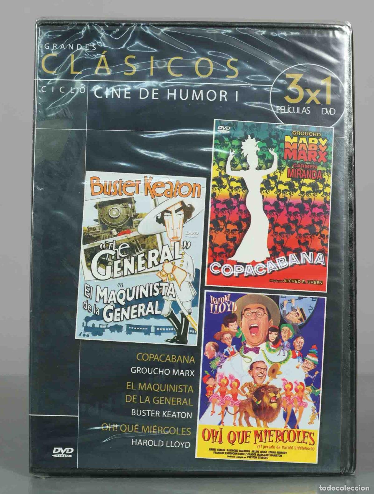 Cine: DVD. Grandes Cl&aacute;sicos: Ciclo Cine de Humor I - Copacabana, El Maquinista de la General, PRECINTADO
