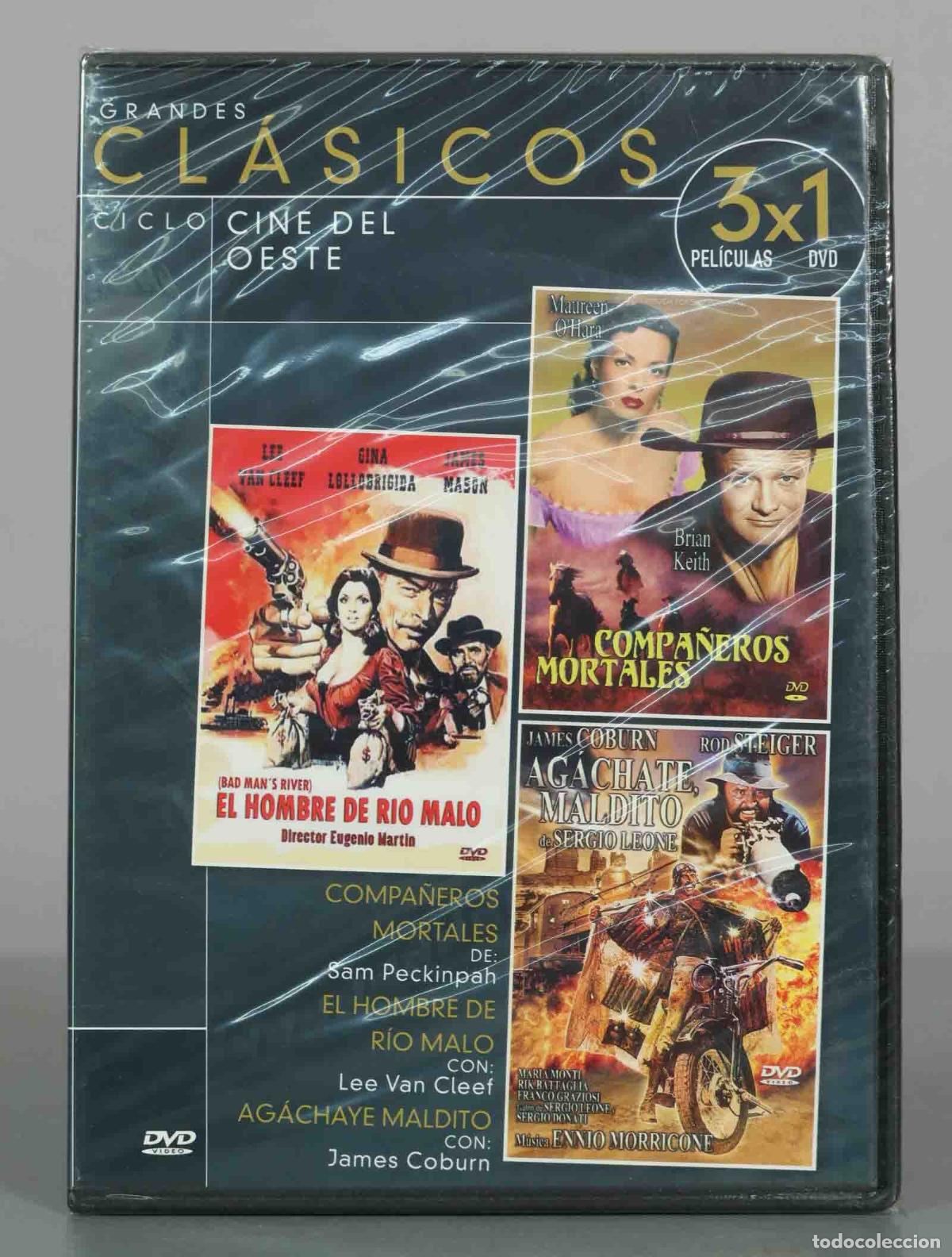 Cinema: DVD. Compa&ntilde;eros mortales, El hombre de R&iacute;o Malo, Ag&aacute;chate maldito - Sam Peckinpah, Eugen PRECINTADO
