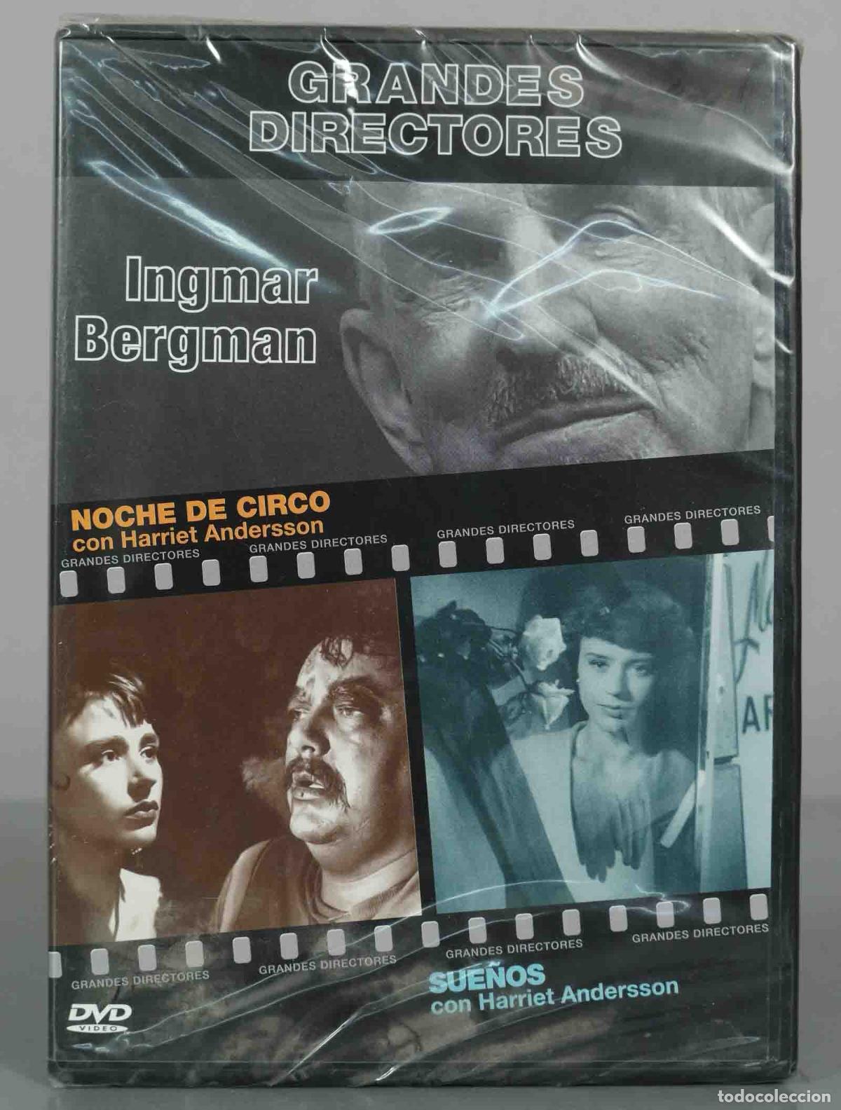 Cine: DVD. Noche de circo, Sue&ntilde;os - Ingmar Bergman, Harriet Andersson PRECINTADO
