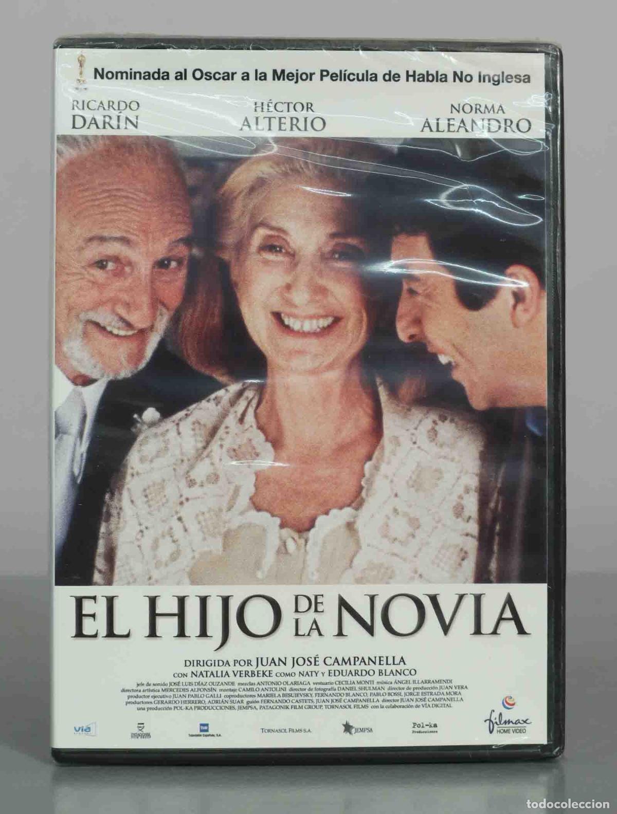 Cine: DVD. El hijo de la novia - Juan Jos&eacute; Campanella, Ricardo Dar&iacute;n, H&eacute;ctor Alterio, Norma Al PRECINTADO