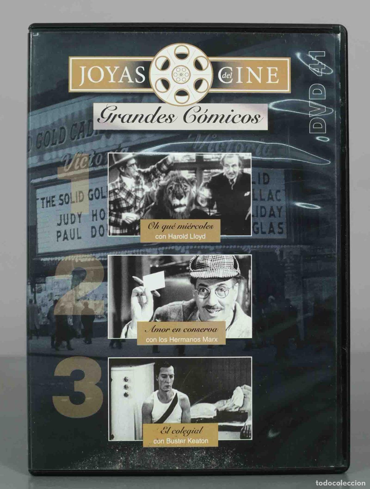 Cine: DVD. Joyas del Cine - Grandes C&oacute;micos - Harold Lloyd, Hermanos Marx, Buster Keaton