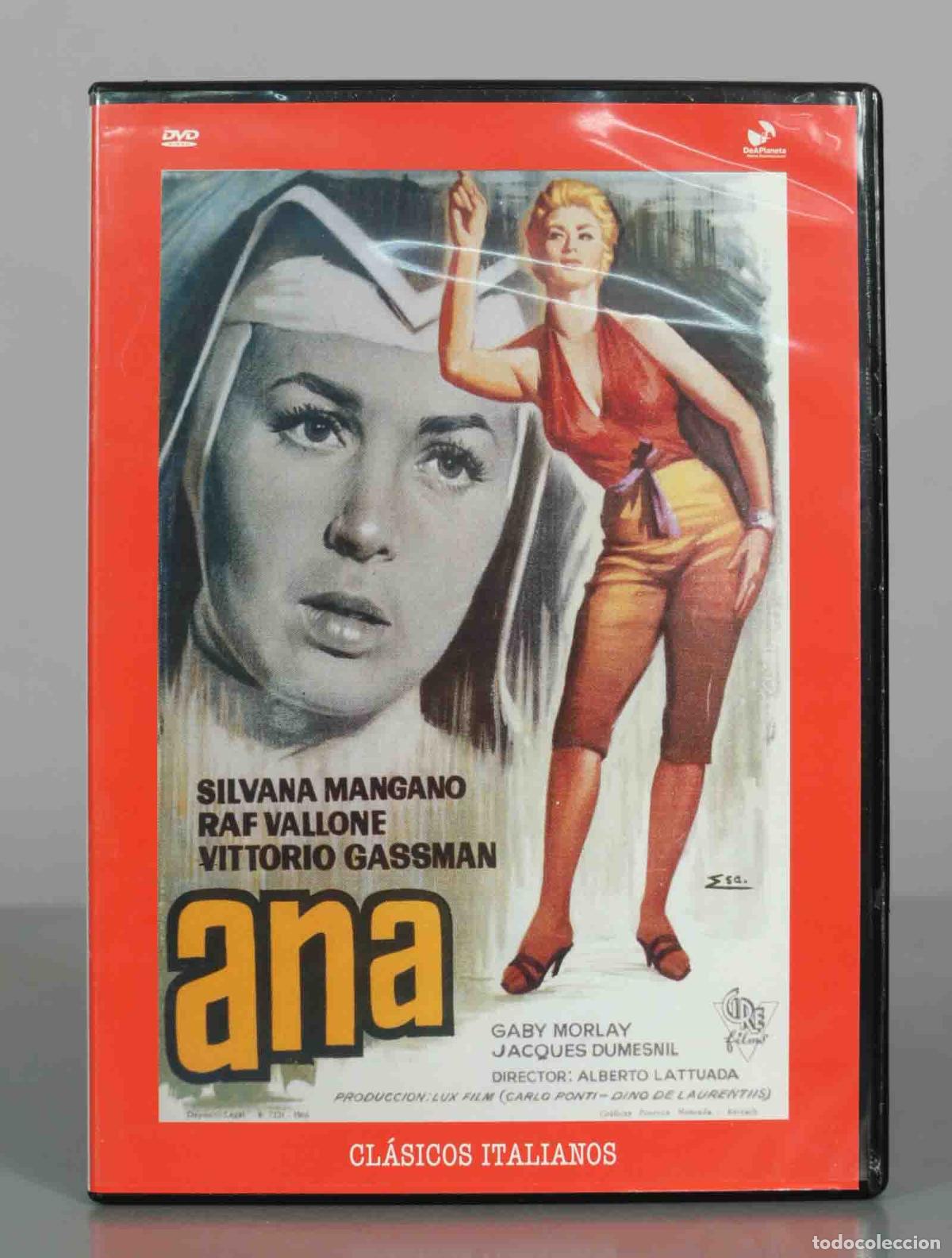 Cine: DVD. Ana - Alberto Lattuada, Silvana Mangano, Raf Vallone, Vittorio Gassman