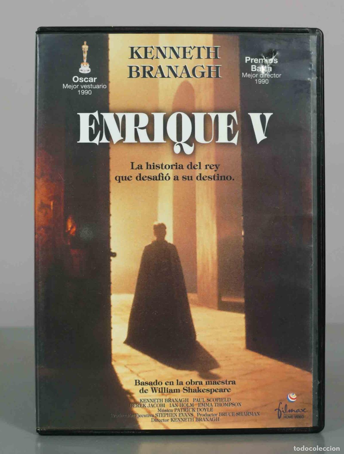 Cine: DVD. Enrique V - Kenneth Branagh, Paul Scofield, Derek Jacobi, Ian Holm, Emma Thompson