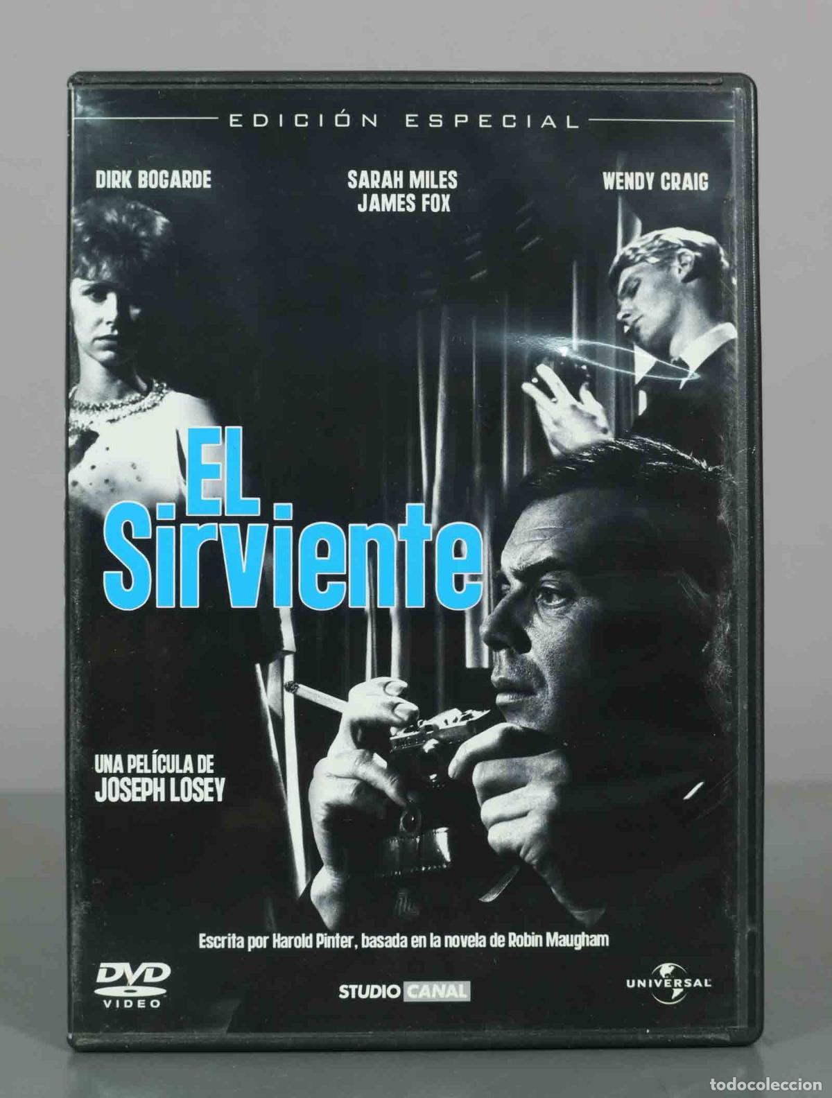 Cine: DVD. El Sirviente - Joseph Losey, Dirk Bogarde, Sarah Miles, James Fox, Wendy Craig