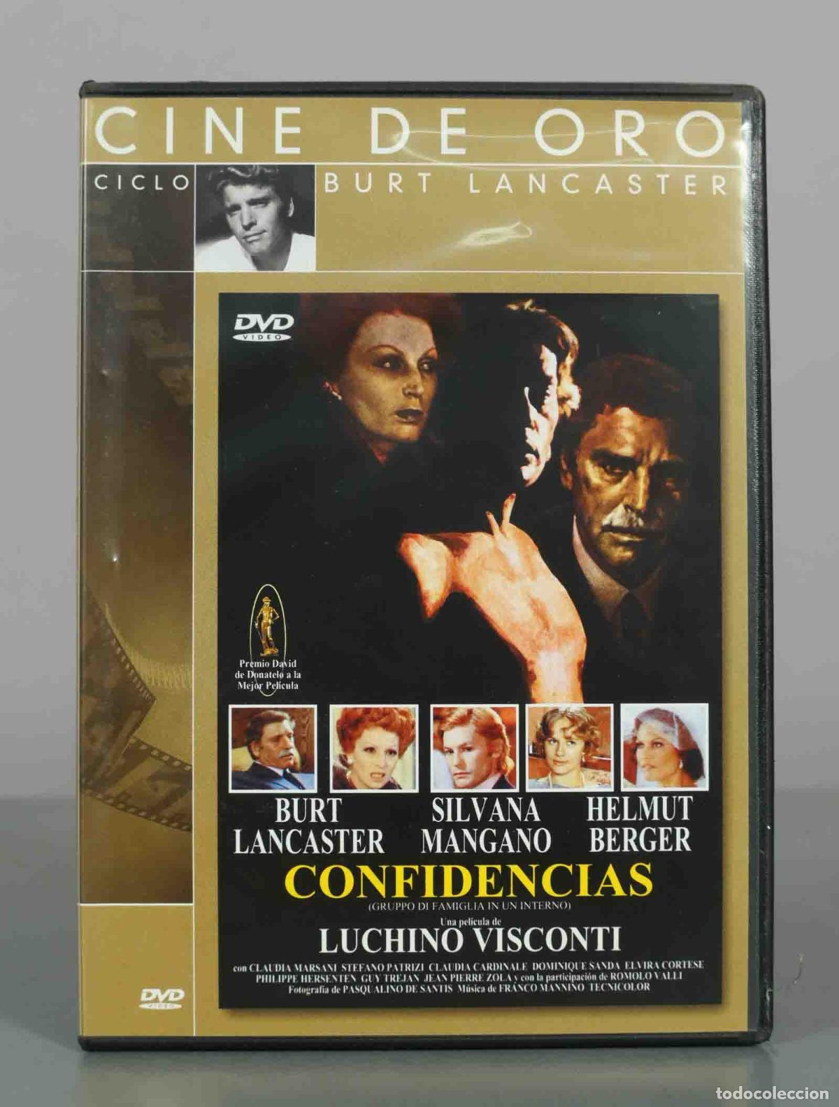 Cine: DVD. Confidencias - Luchino Visconti, Burt Lancaster, Silvana Mangano, Helmut Berger - Colecci&oacute;n Ci