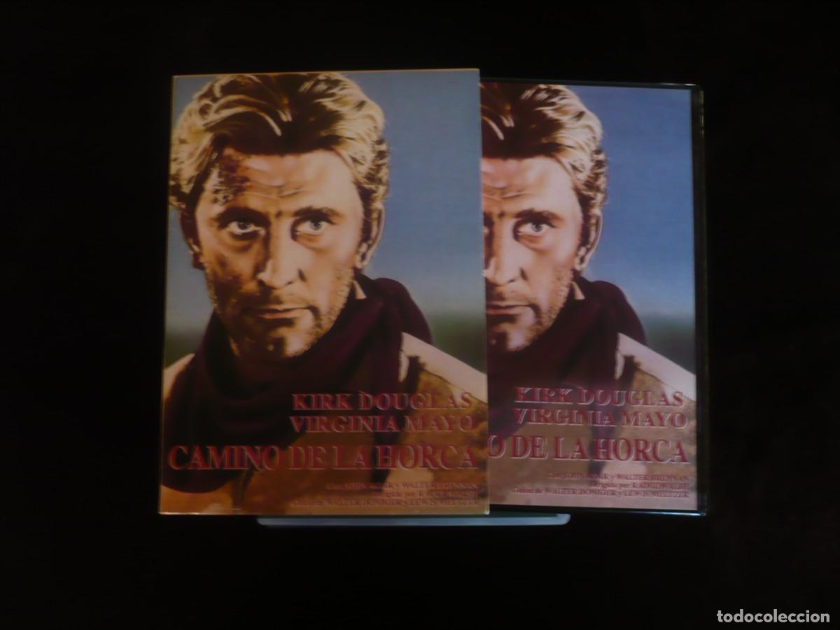 Cine: camino de la horca - kirk douglas y virginia mayo - dvd casi como nuevo