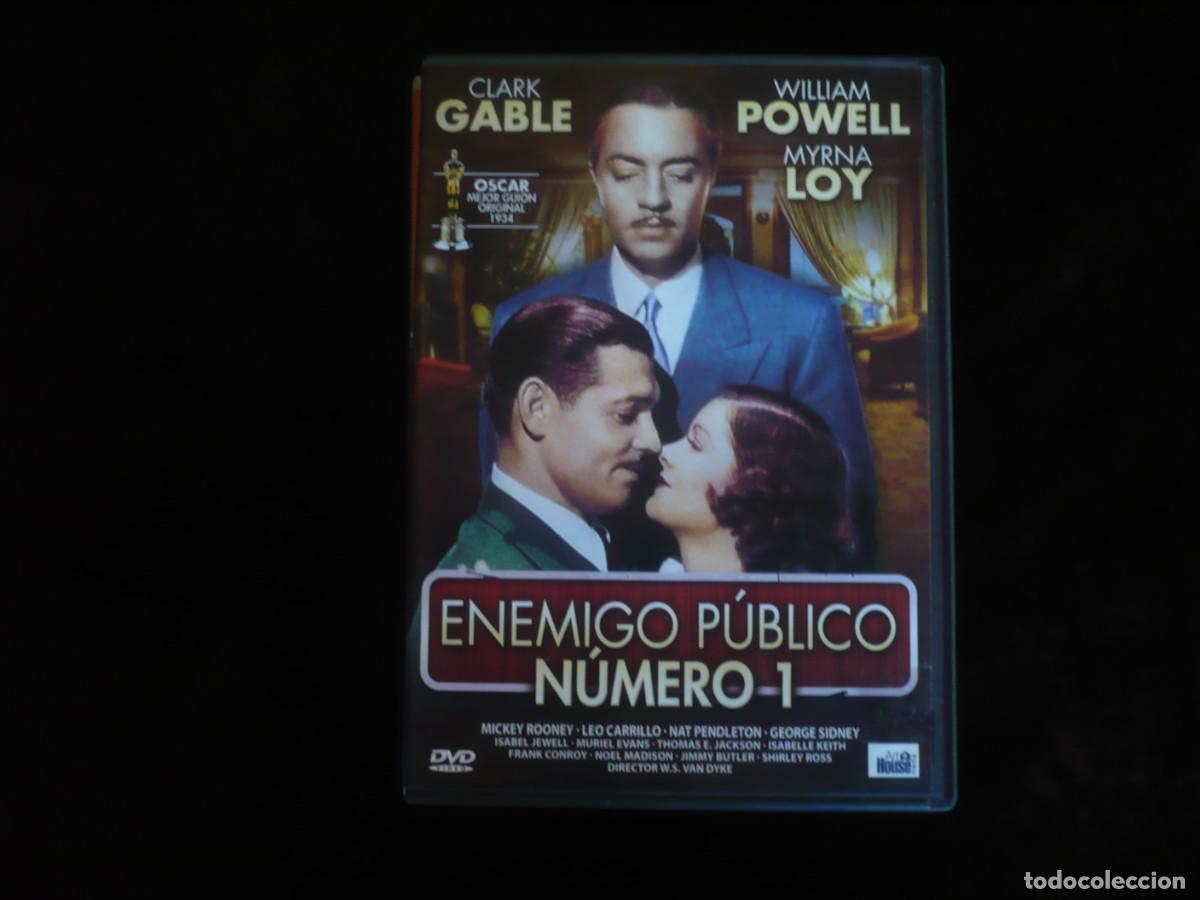 Cine: enemigo publico numero 1 - clark gable y william powell - dvd casi como nuevo