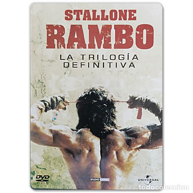 Cine: RAMBO LA TRILOG&Iacute;A DEFINITIVA Steelbook DVD (Acci&oacute;n)