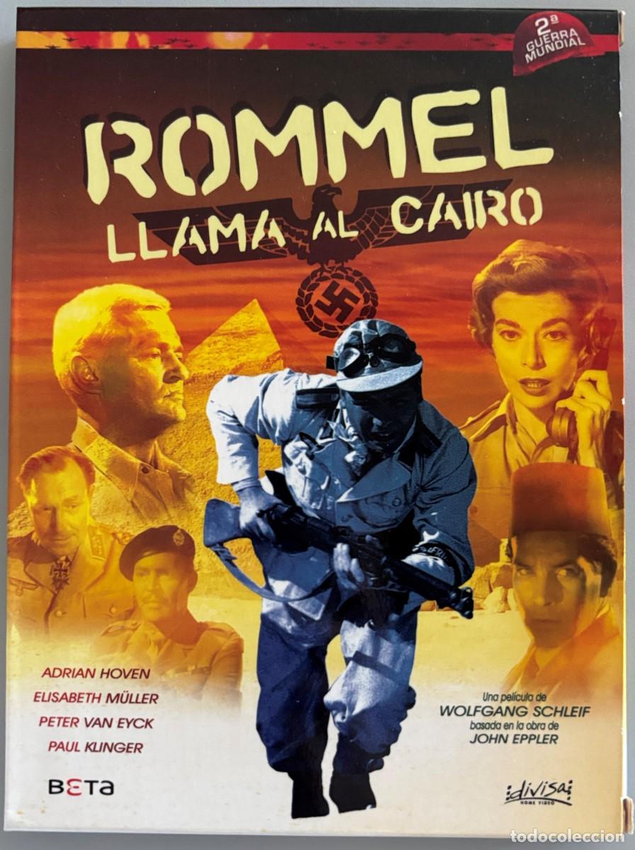 Cinema: ROMMEL LLAMA AL CAIRO (1959) ADRIAN HOVEN, ELISABETH M&Uuml;LER -FILM WOLFGANG SCHLEIF