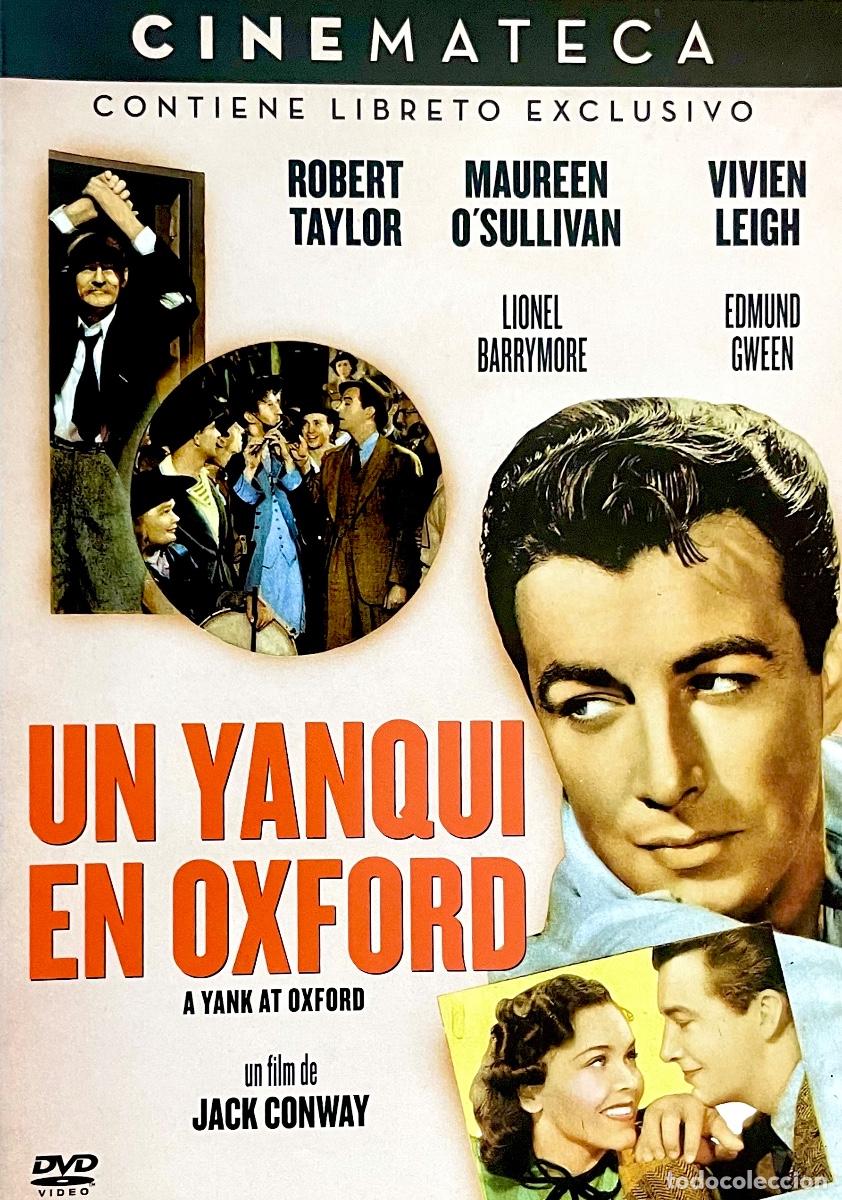Cine: UN YANQUI EN OXFORD. Robert Taylor. Vivien Leigh. Maureen O'Sullivan. Lionel Barrymore. DVD+LIBRO.