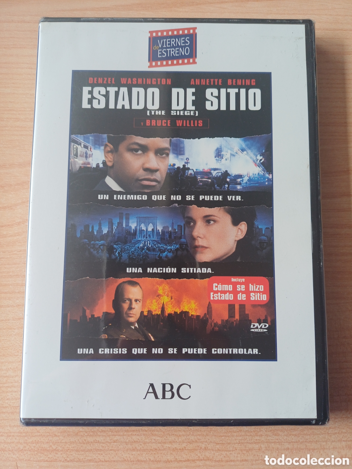 Cine: ESTADO DE SITIO DVD PRECINTADO DENZEL WASHINGTON ANNETTE BENING BRUCE WILLIS