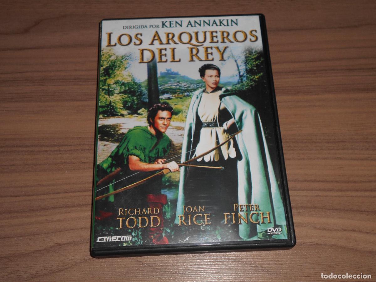 Cine: LOS ARQUEROS DEL REY DVD Richard Todd PETER FINCH Joan Rice COMO NUEVA