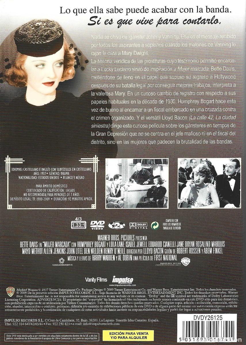 Cine: MUJER MARCADA BETTE DAVIS - Foto 2