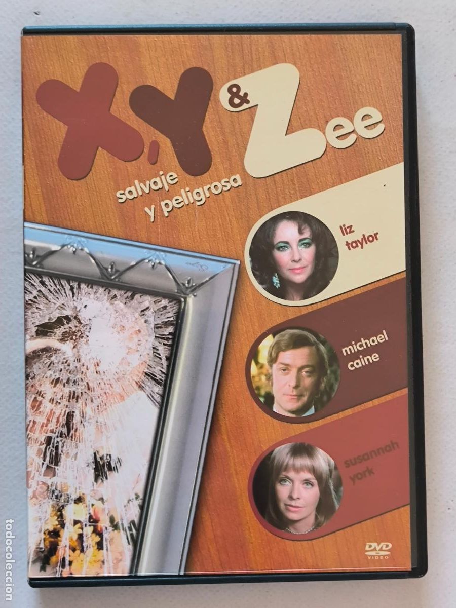 Cine: DVD X, Y & ZEE - LIZ TAYLOR, MICHAEL CAINE (5V)
