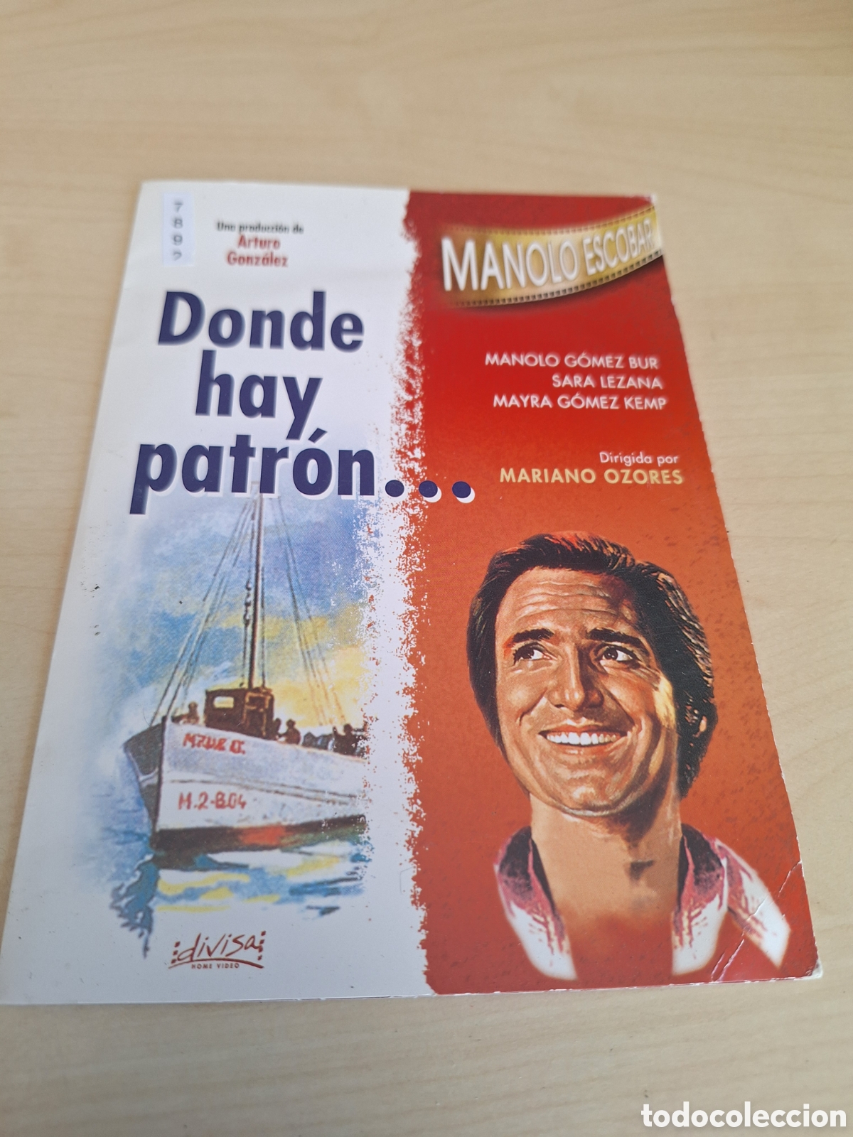 Cine: CNT7892 donde hay patr&oacute;n DVD CARTON