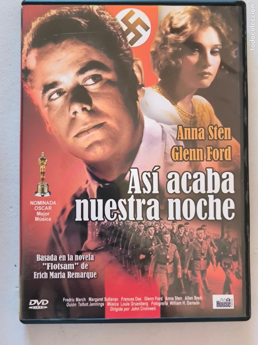 Cine: DVD ASI ACABA NUESTRA NOCHE - GLENN FORD (5Xw)