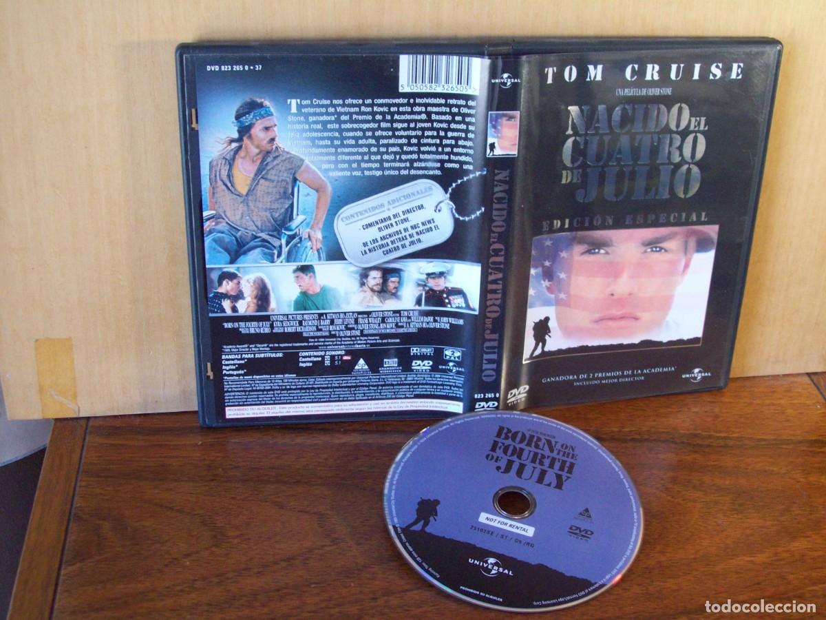 Cine: NACIDO EL CUATRO DE JULIO - TOM CRUISE - KYRA SEDGWICK - DVD EDICION ESPECIAL