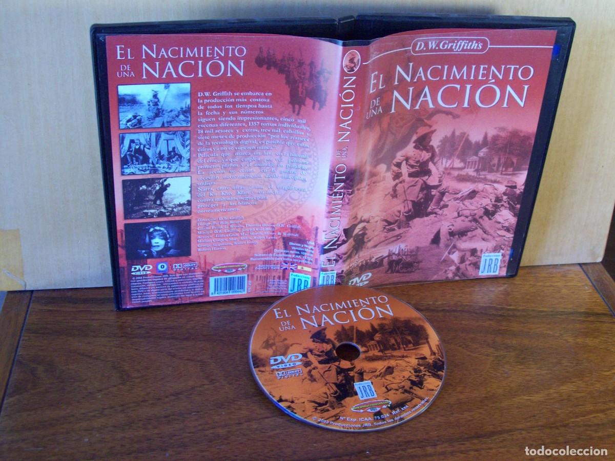 Cine: EL NACIMIENTO DE UNA NACION - DVD BLANCO Y NEGRO VERSION MUDA - LILLIANS GISH - MAC MARSH