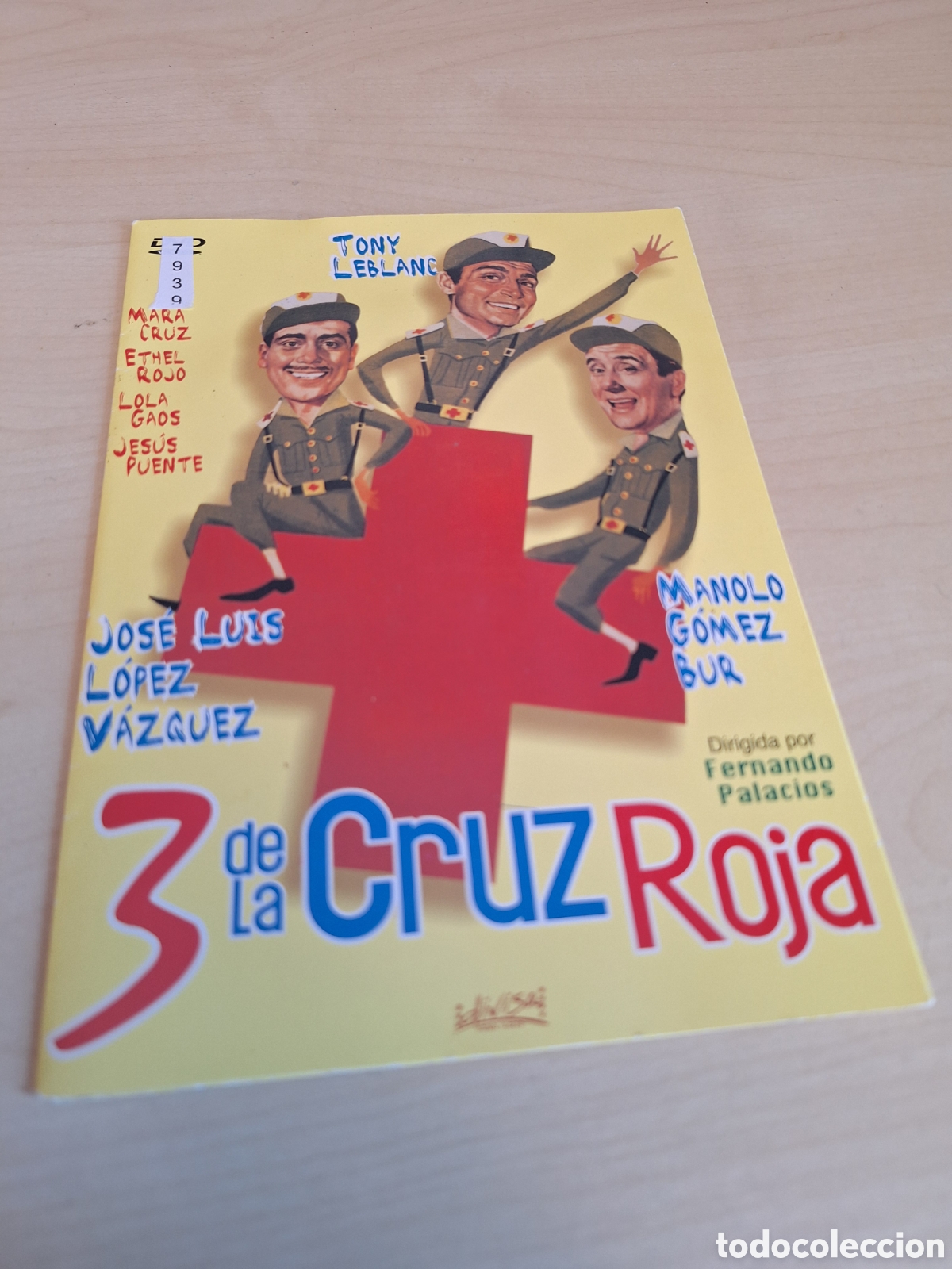 Cine: CNT7939 3 de lq cruz roja DVD CARTON