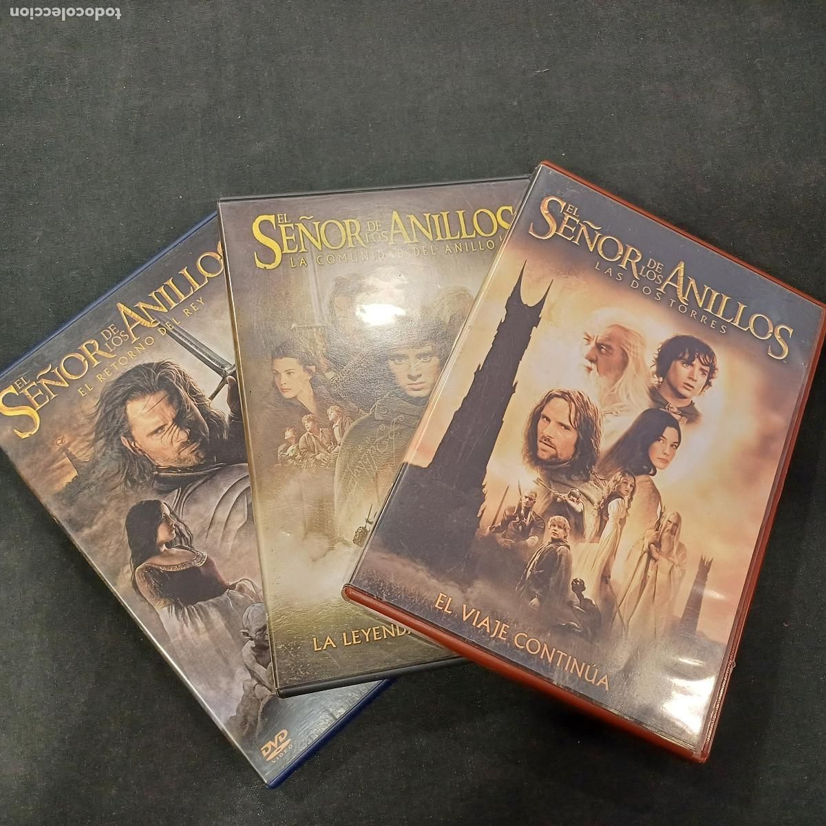 Cine: EL SE&Ntilde;OR DE LOS ANILLOS/TRILOGIA/DVD 5 DISCOS.