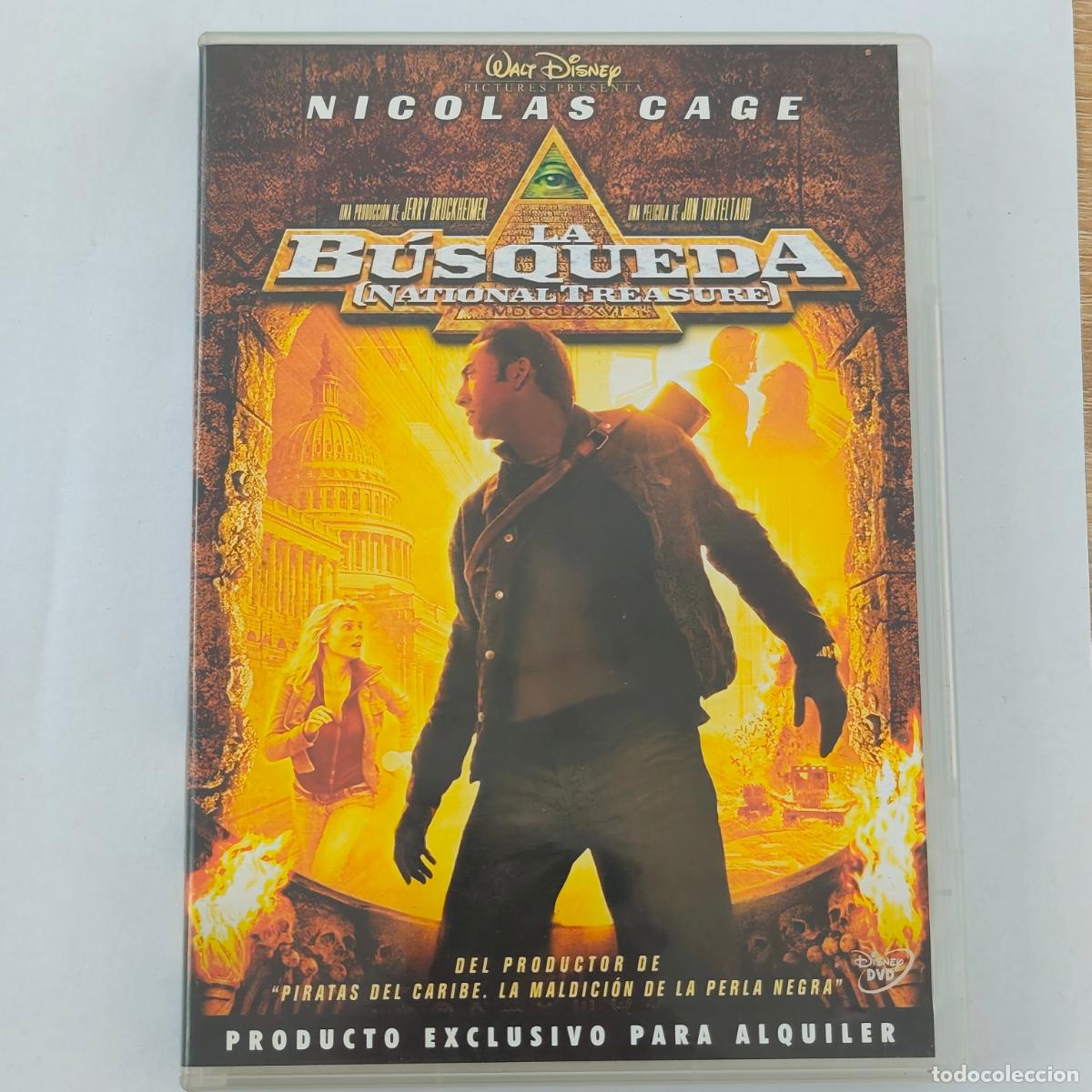 Cine: LA BUSQUEDA. Nicolas Cage. DVD.