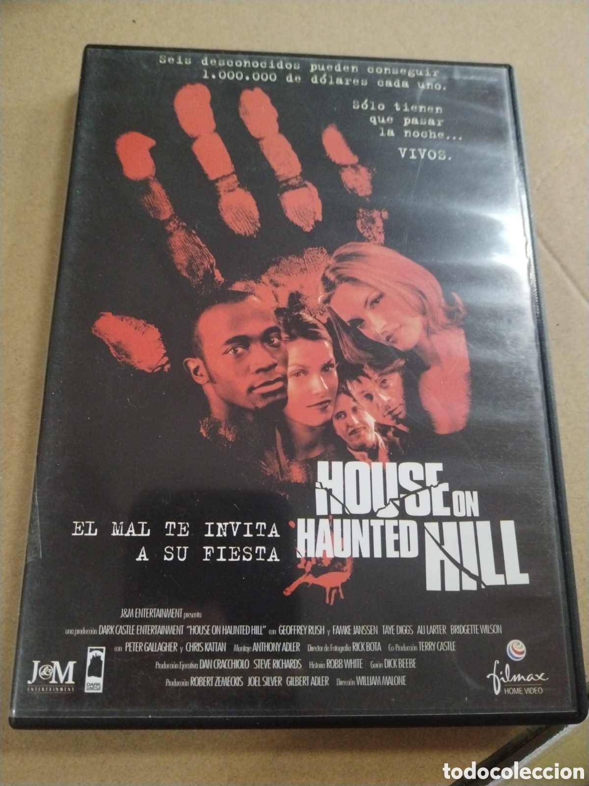 Cine: HOUSE OF HAUNTED HILL. DVD.