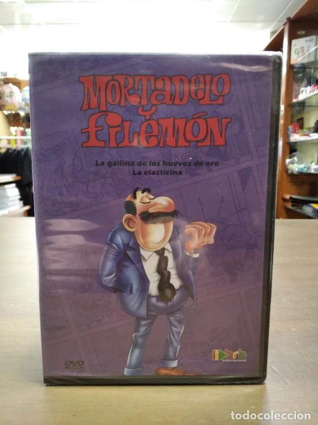 Cine: Mortadelo y Filem&oacute;n DVD: La gallina de los huevos y La elasticina.