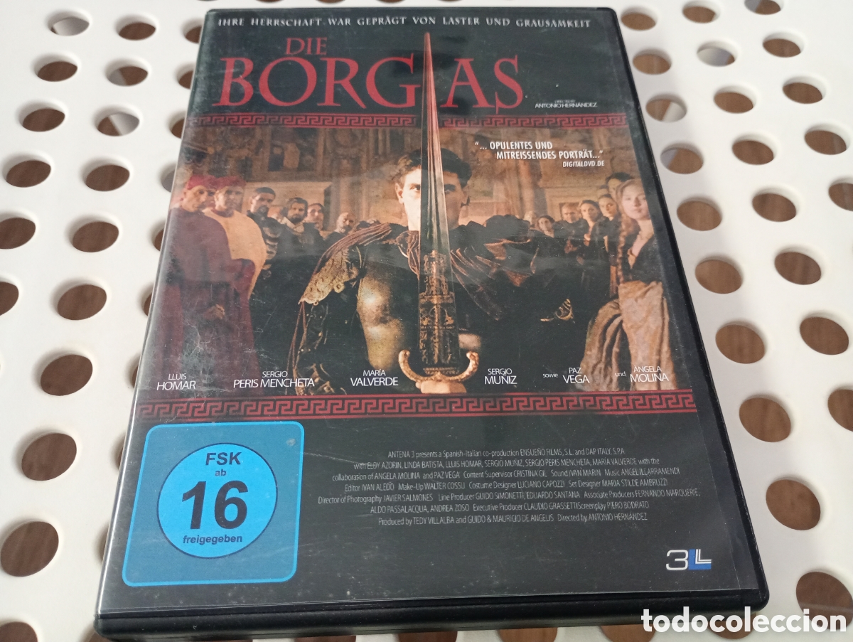 Cine: Los Borgia DVD ( en espa&ntilde;ol )