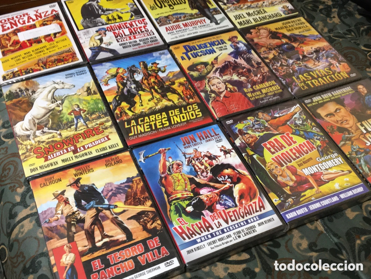 Cin&eacute;ma: CINE WESTERN CL&Aacute;SICO LOTE 12 DVD NUEVOS OESTE