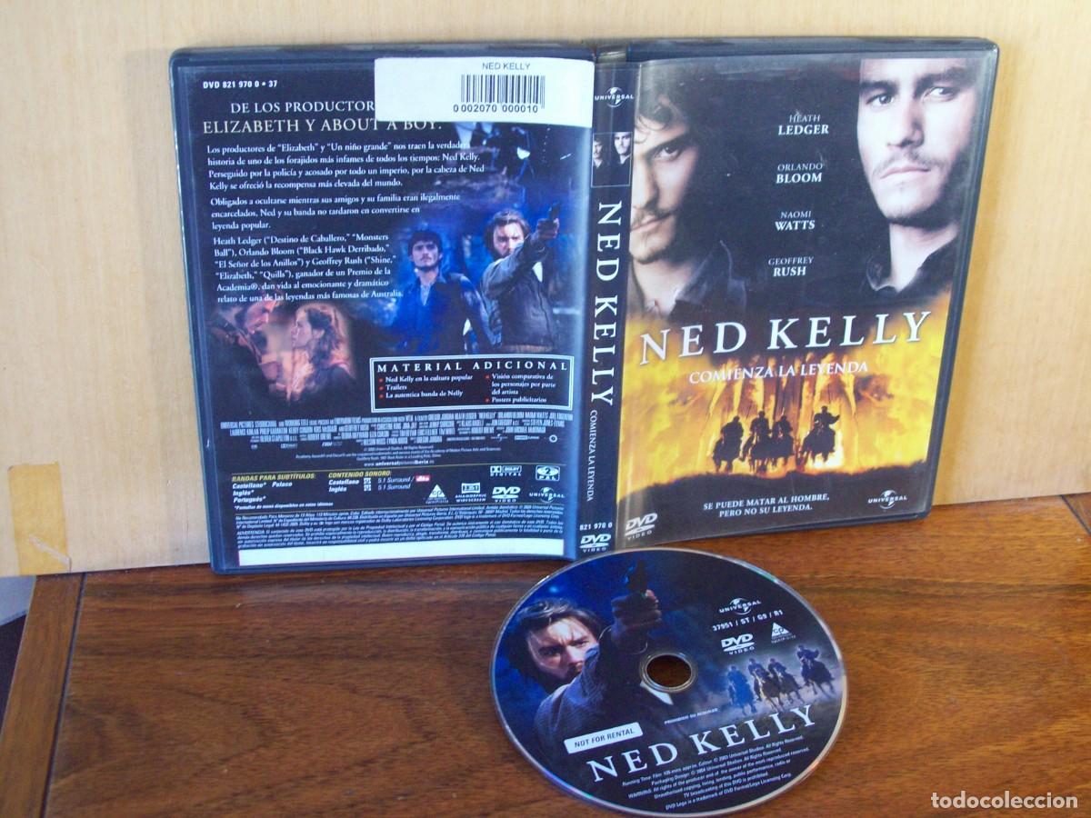 Cine: NED KELLY (COMIENZA LA LEYENDA) - HEATH LEDGER - ORLANDO BLOOM - NAMI WATTS - DVD
