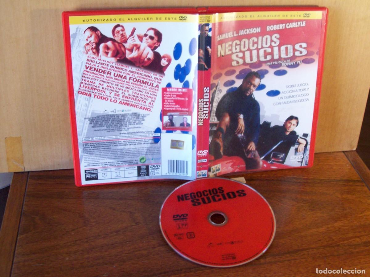 Cine: NEGOCIOS SUCIOS - SAMUEL L. JACKSON - ROBERT CARLYLE - DVD EDICION ALQUILER