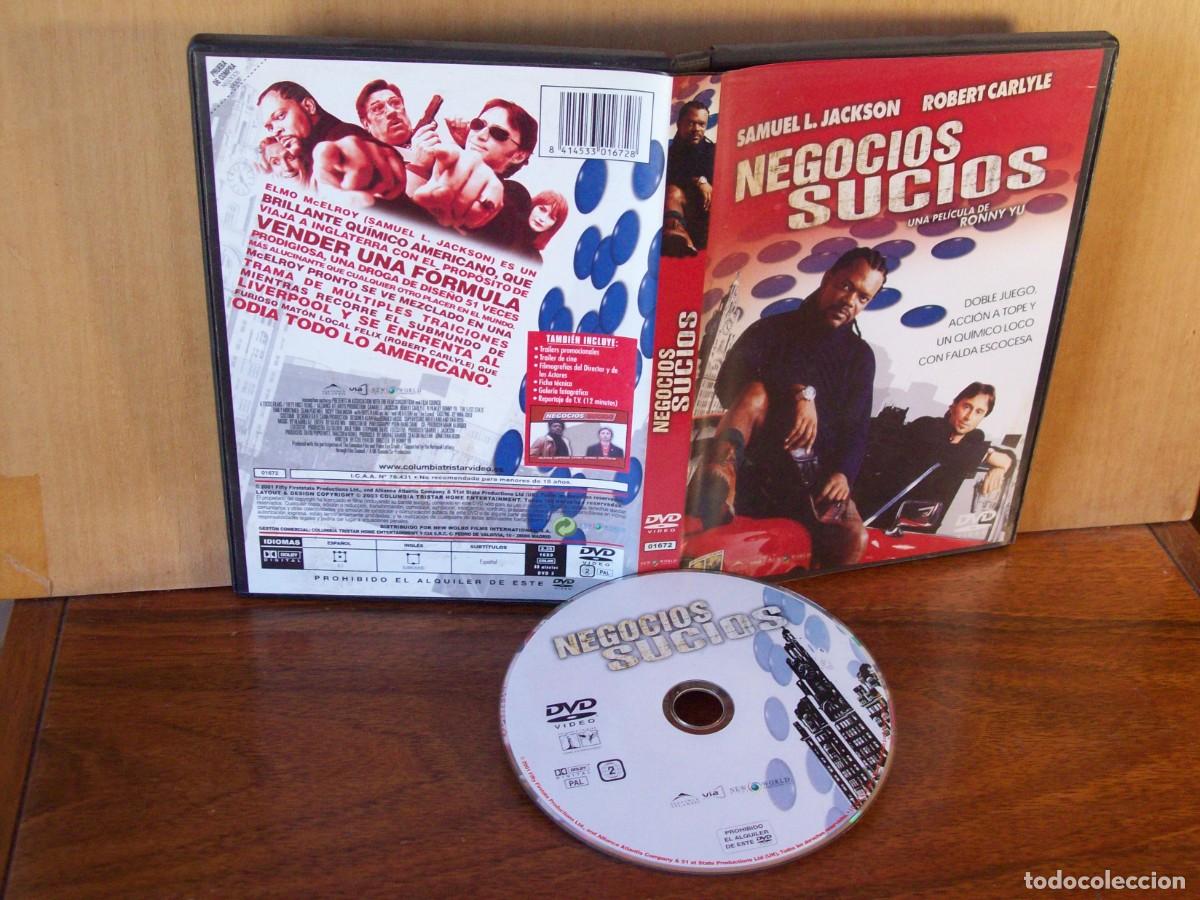 Cine: NEGOCIOS SUCIOS - SAMUEL L. JACKSON - ROBERT CARLYLE - DVD