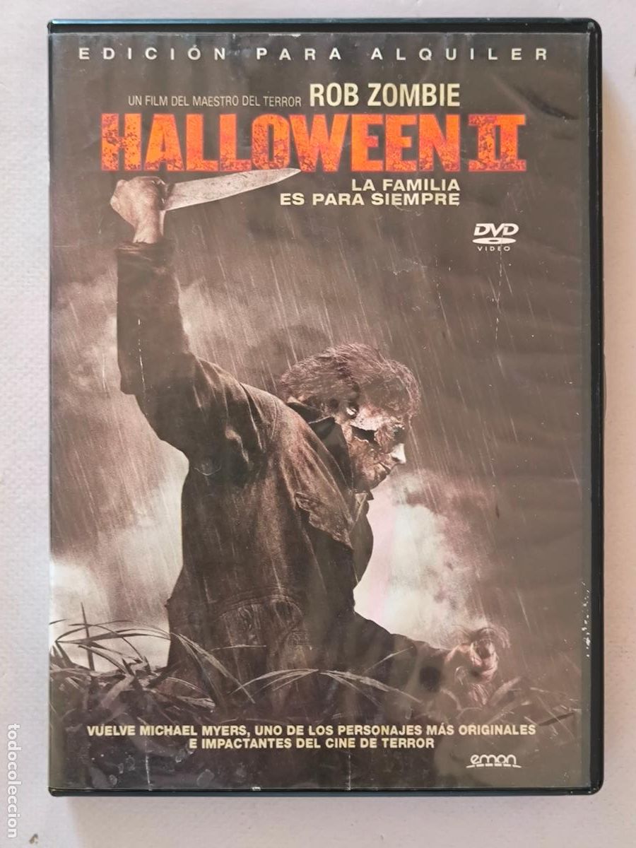 Cine: DVD HALLOWEEN II - EDICION DE ALQUILER - ROB ZOMBIE (5X)