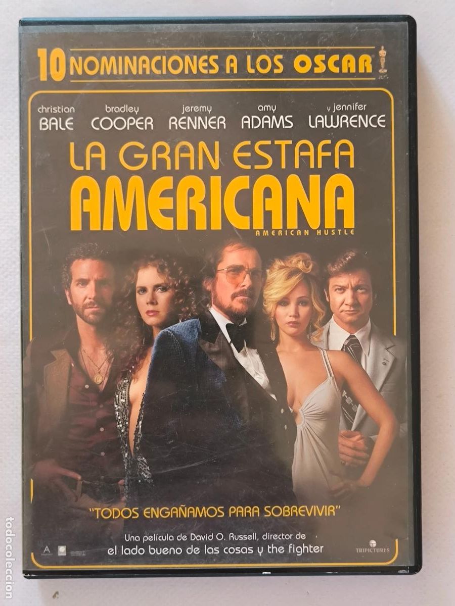Cine: DVD LA GRAN ESTAFA AMERICANA - LEER DESCRIPCION (5X)