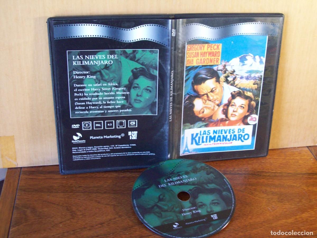 Cine: LAS NIEVES DEL KILIMANJARO - GREGORY PECK - SUSAN HAYWARD -AVA GARDNER - DVD CAJA FINA