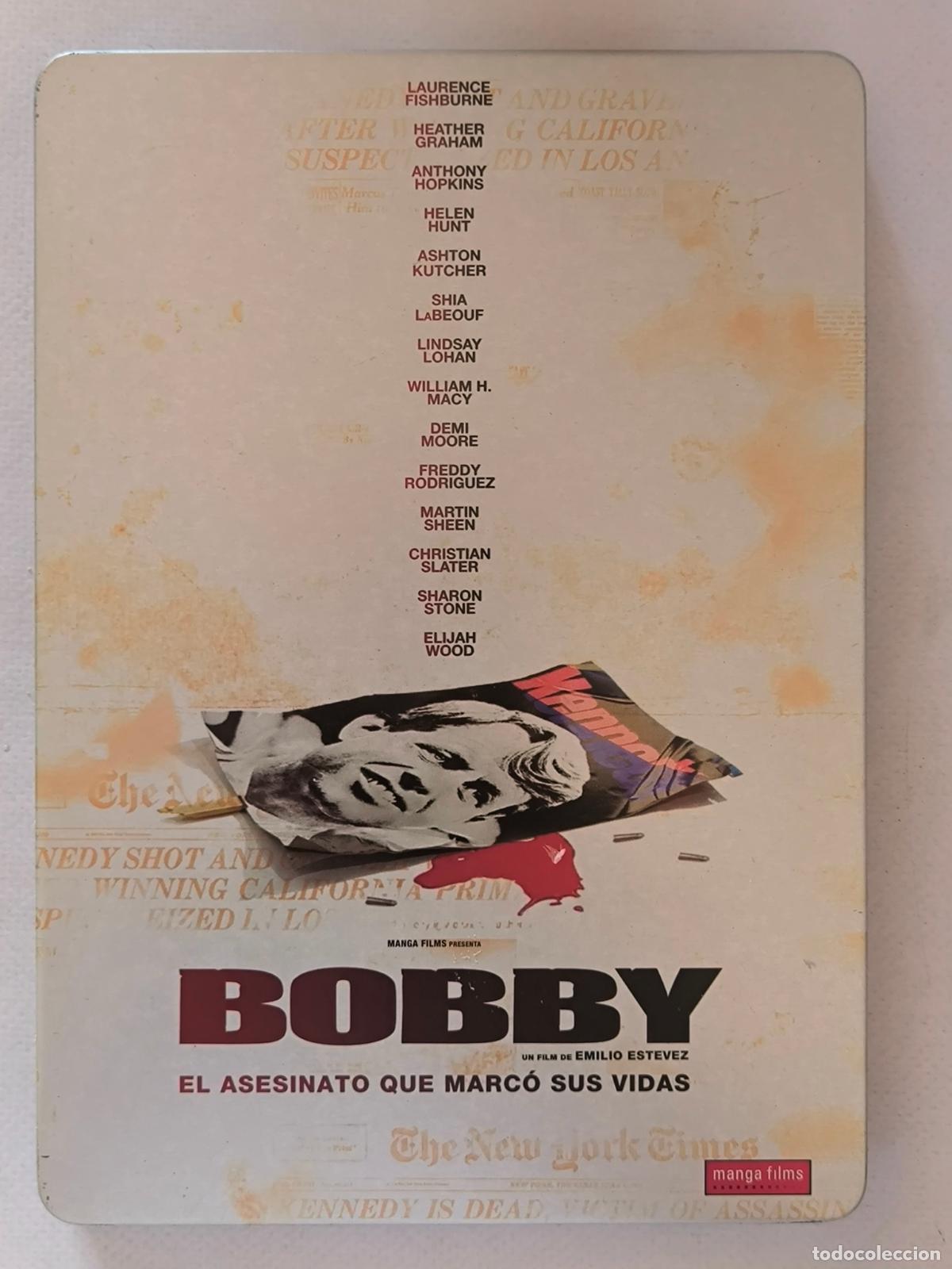 Cine: DVD BOBBY - EMILIO ESTEVEZ - CAJA METALICA, STEELBOOK (5Z)