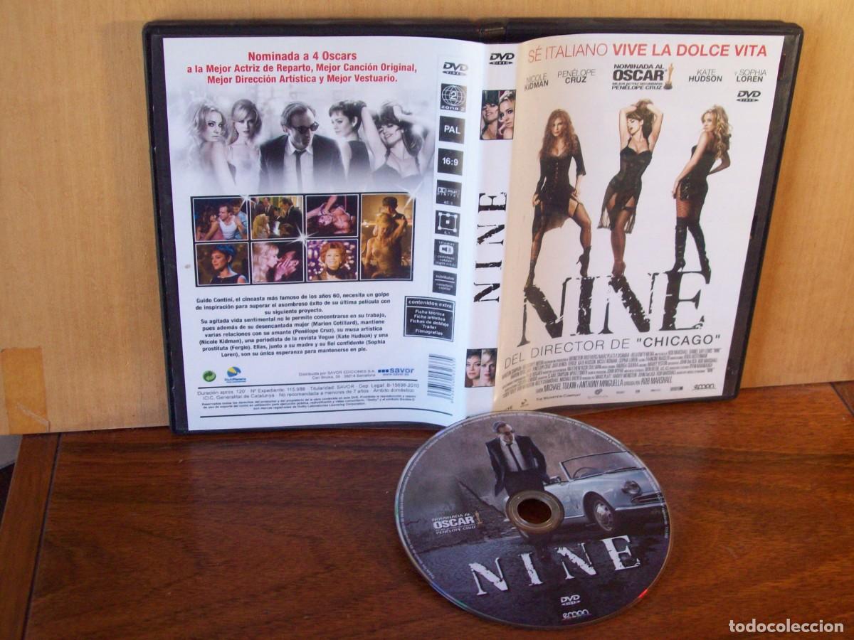 Cine: NINE - NICOLE KIDMAN - PENELOPE CRUZ - KATE HUDSON - SOPHIA LOREN - DVD
