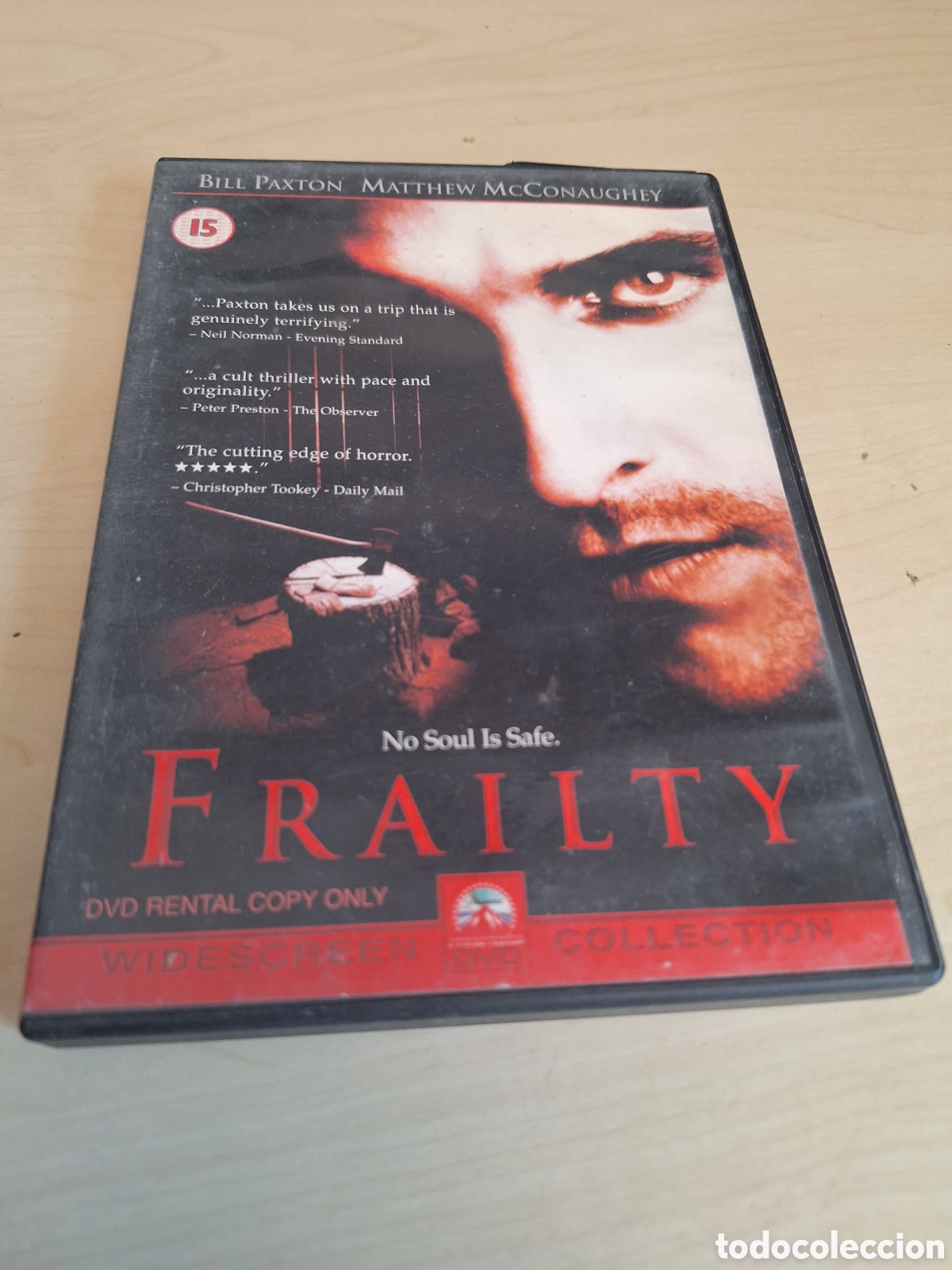 Cine: V.O.40 frailty DVD IMPORTACION MIRAR IDIOMAS ETC