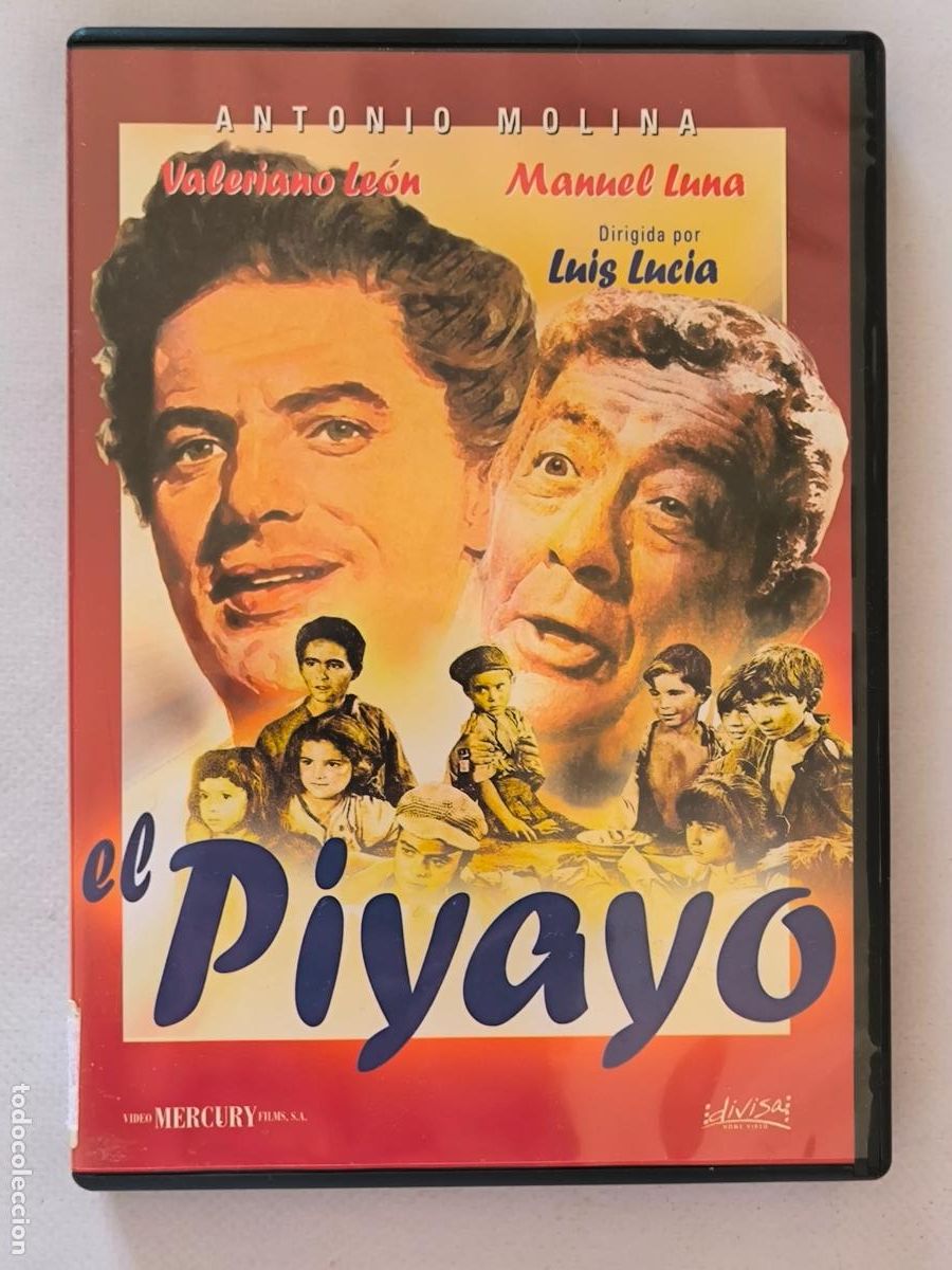 Cine: DVD EL PIYAYO - ANTONIO MOLINA (6Bw)