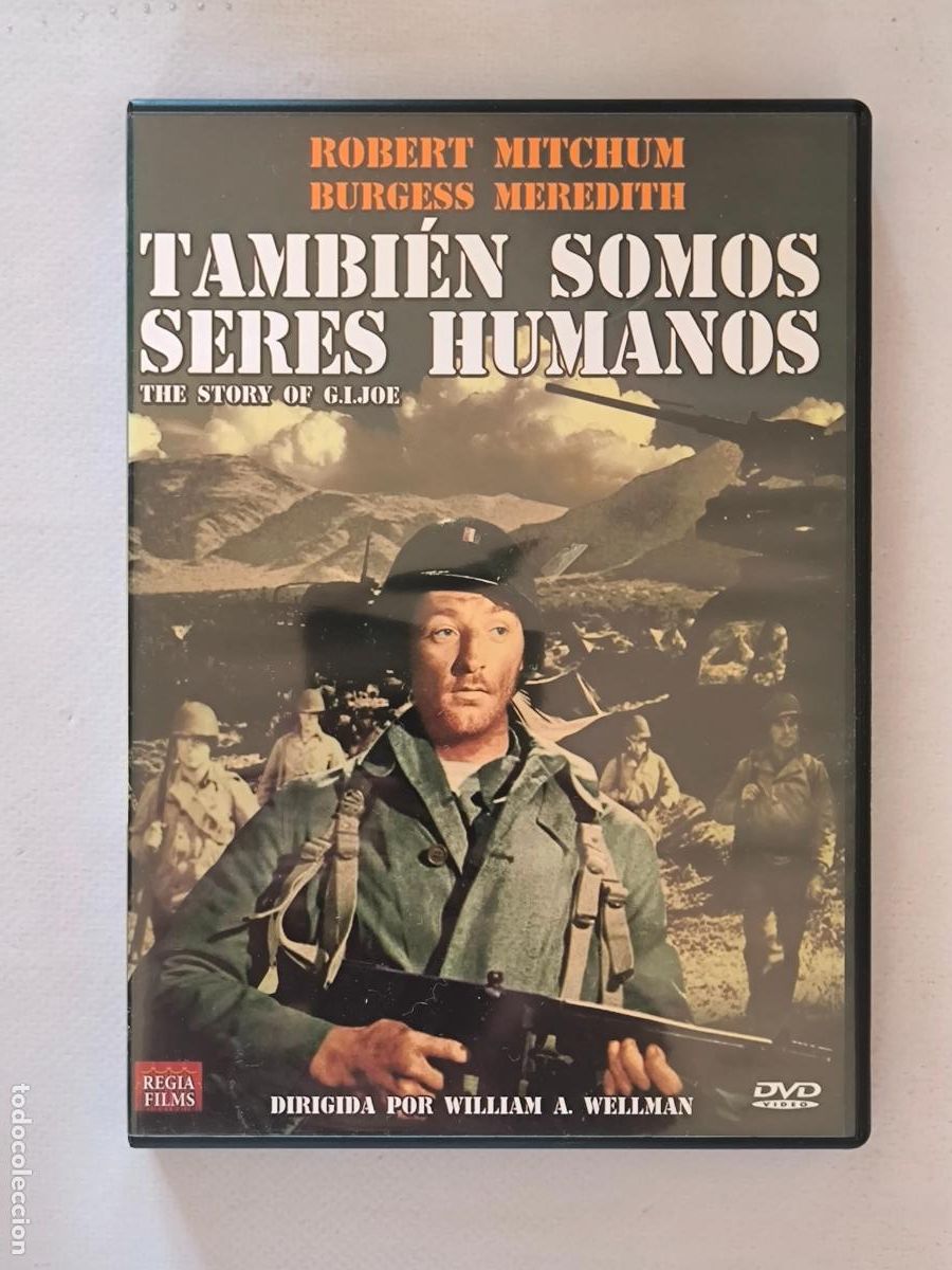 Cine: DVD TAMBIEN SOMOS SERES HUMANOS (THE STORY OF G.I. JOE) - ROBERT MITCHUM (6B)