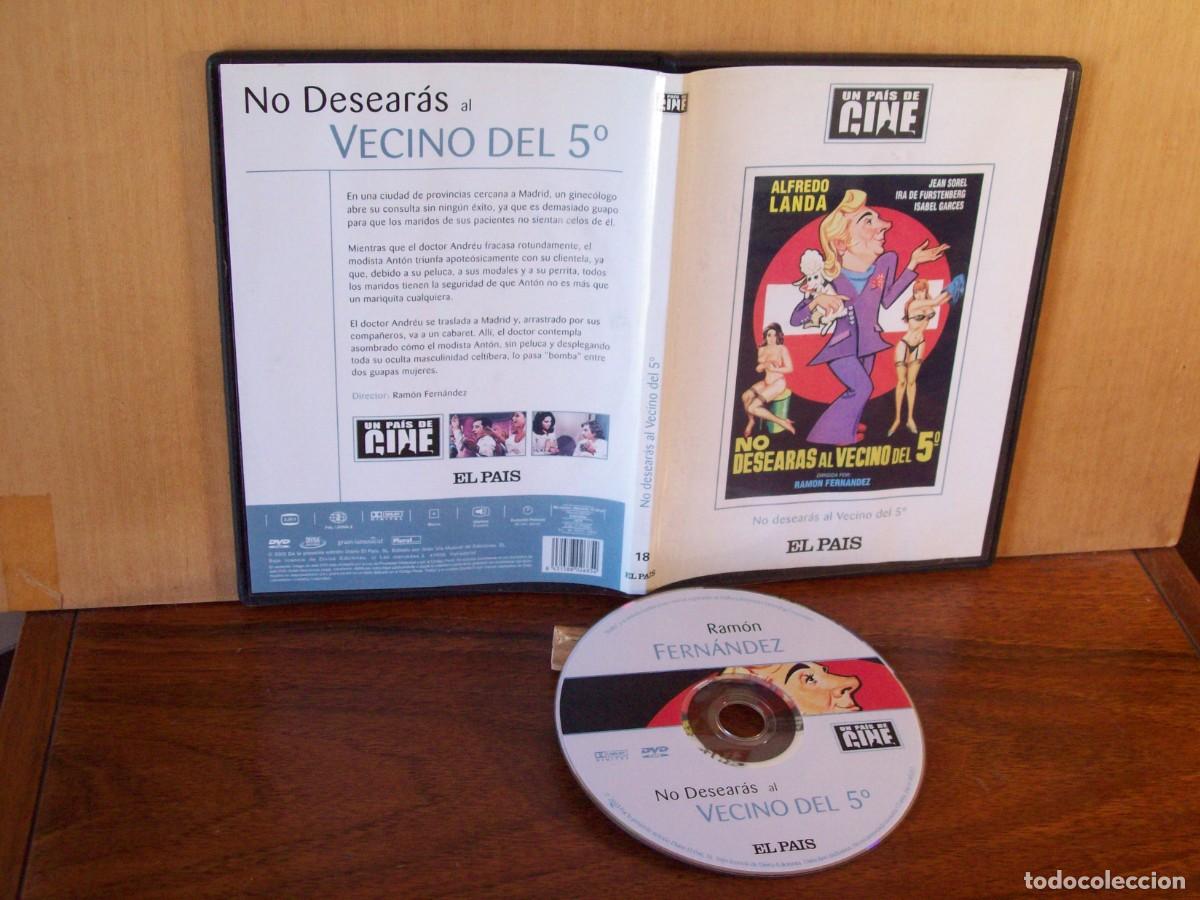 Cine: NO DESEARAS AL VECINO DEL 5&ordm; . ALFREDO LANDA - JEAN SOREL - DVD EDICION EL PAIS CAJA