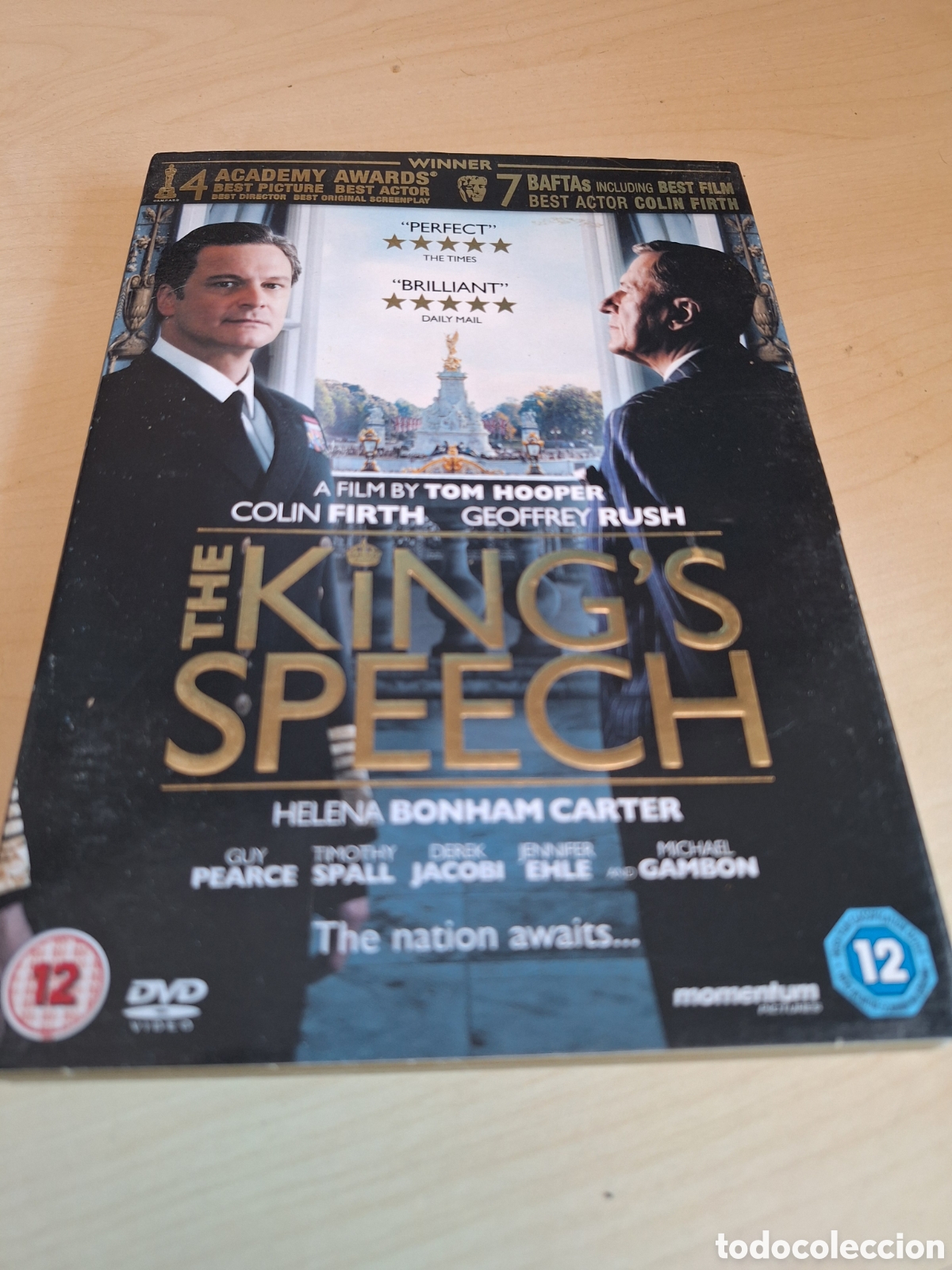 Cine: V.O.41 the kings speech DVD IMPORTACION MIRAR IDIOMAS ETC