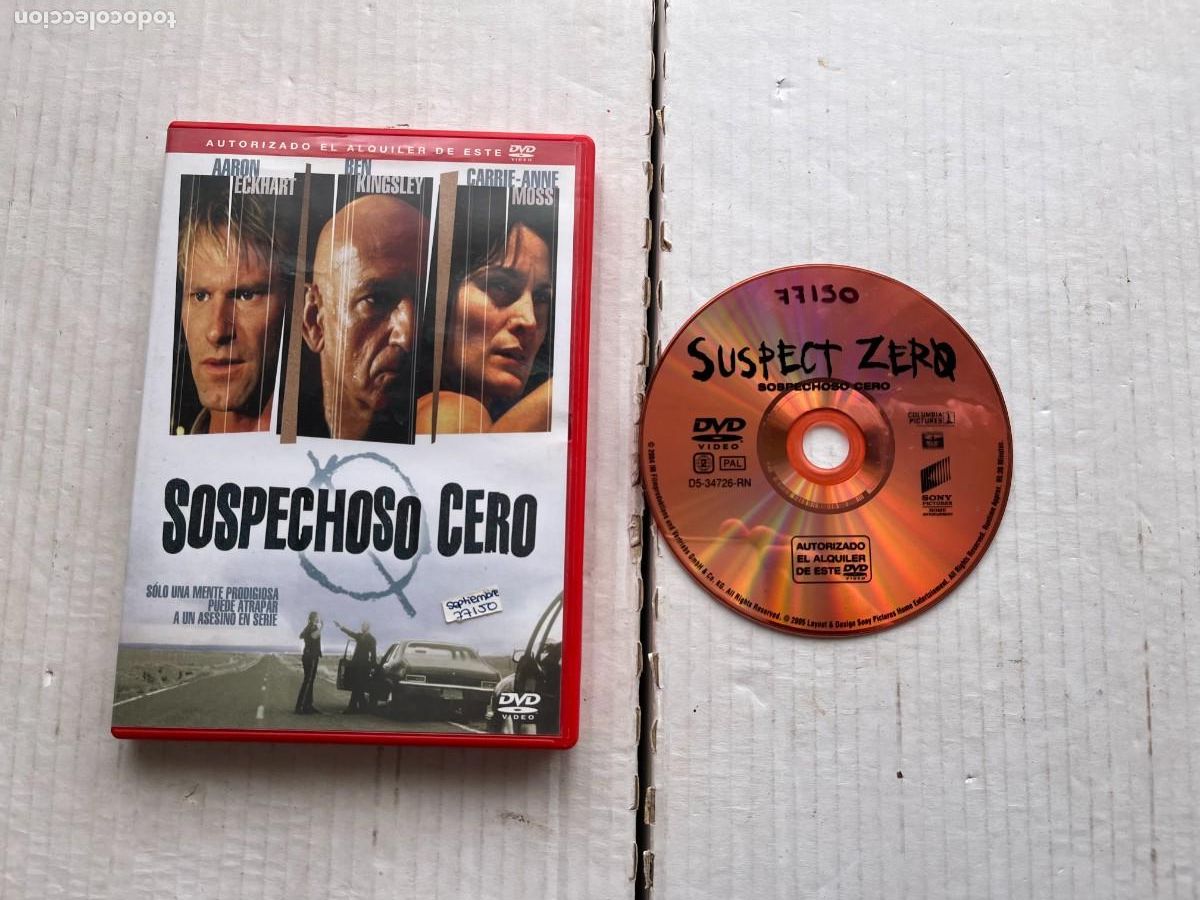 Cine: SOSPECHOSO CERO 0 ZERO - CAJA COLOR ROJO ROJA - PELICULA DVD KREATEN