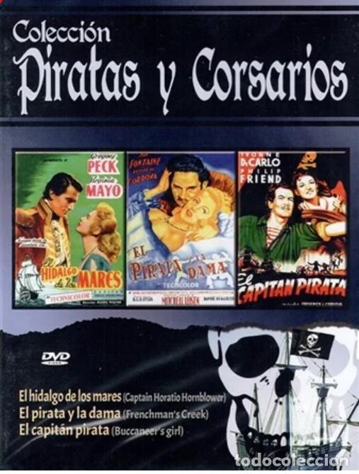 Kino: Colecci&oacute;n Piratas - El Hidalgo de los Mares, El Pirata y la Dama, El Capit&aacute;n Pirata DVD Como Nuevo