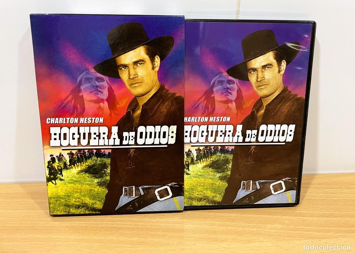 Cine: DVD CINE DEL OESTE WESTERN CON CHARLTON HESTON - HOGUERA DE ODIOS (1953)