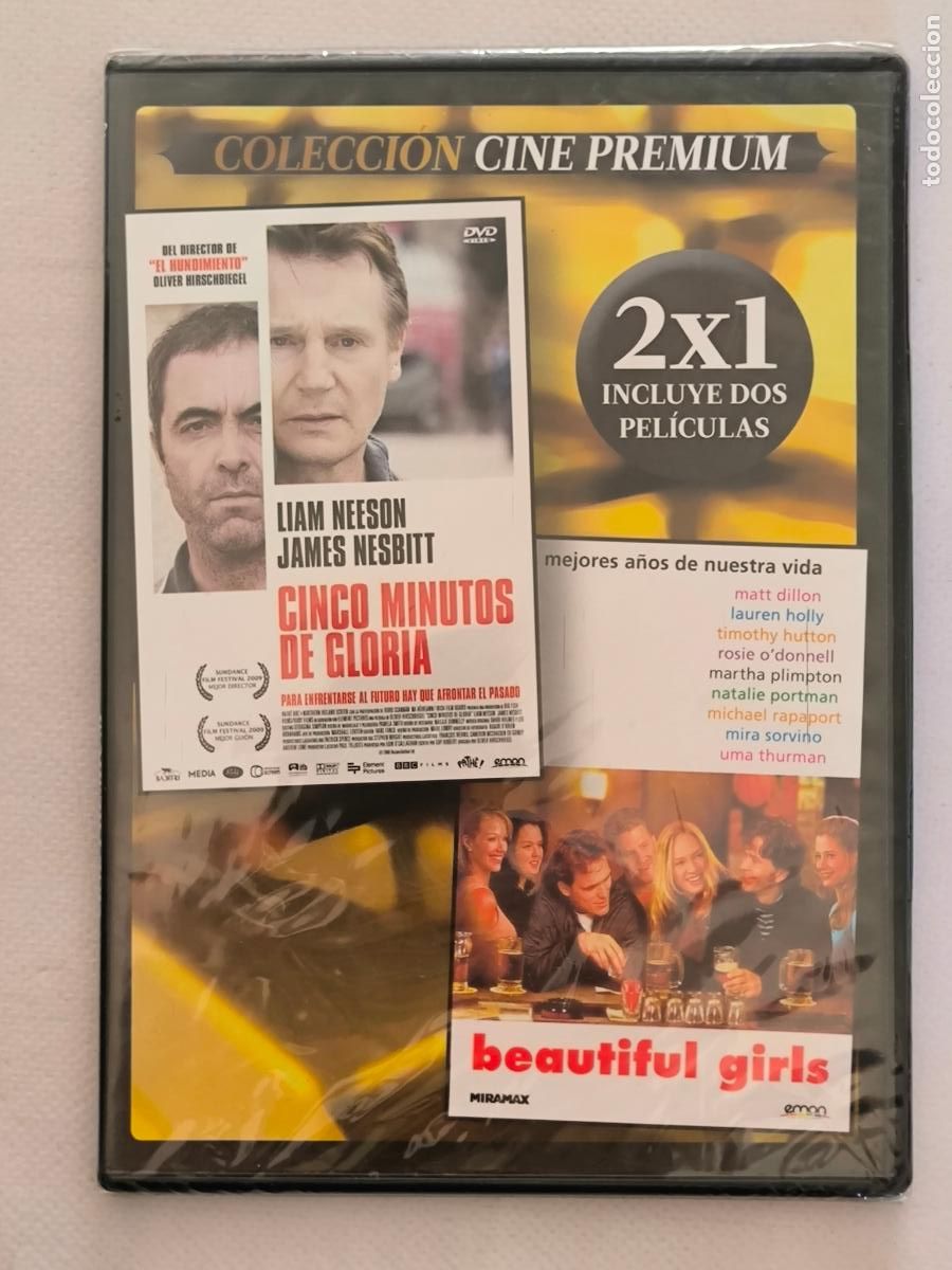 Kino: DVD CINCO MINUTOS DE GLORIA / BEAUTIFUL GIRLS - 2 PELICULAS - CAJA SLIM - NUEVO, PRECINTADO (319)