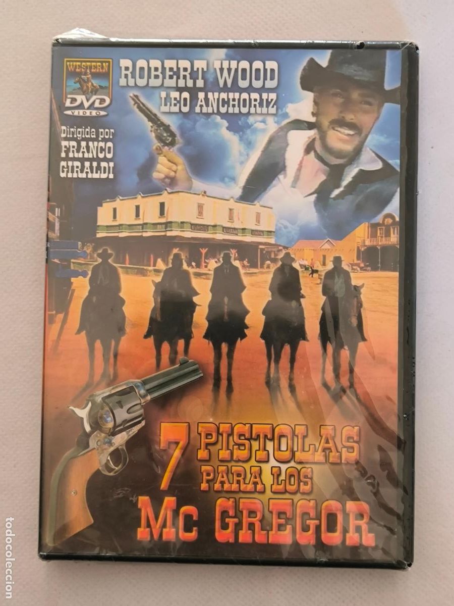 Kino: DVD 7 PISTOLAS PARA LOS MC GREGOR - FRANCO GIRALDI - NUEVO, PRECINTADO (319)